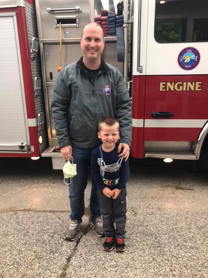 Chris Collins, Volunteer Firefighter