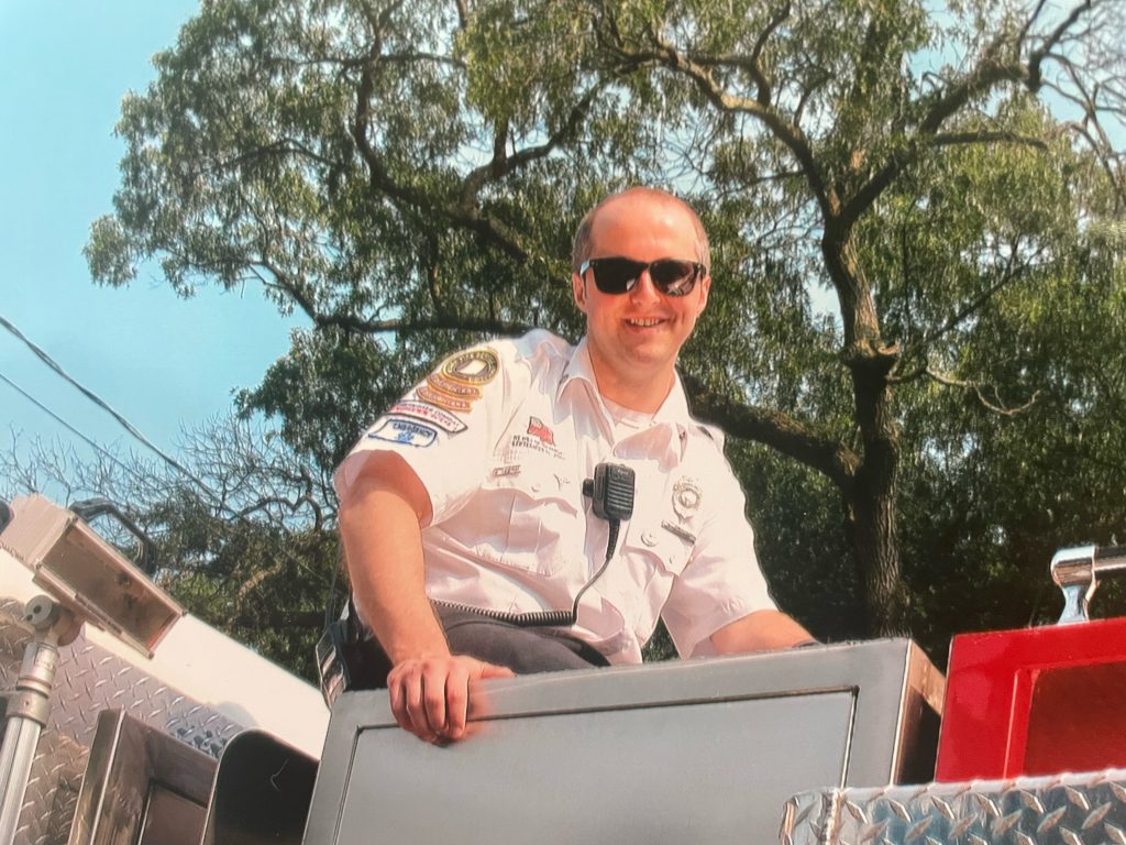 Alex Pollock, Volunteer Firefighter